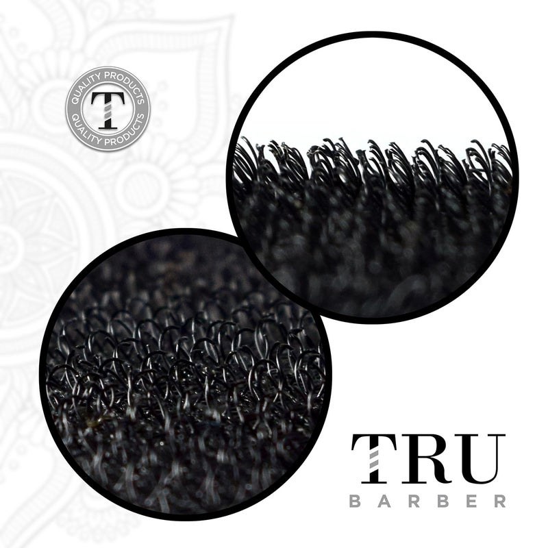 TRU BARBER HAIR GRIPPERS Â® BUNDLE PACK 6 PCS for Men and Women - Salon and Barber, Hair Clips for Styling, Hair holder Grips (Black/Red) - Image 5